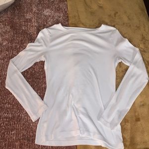 white long sleeve tee